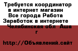 Требуется координатор в интернет-магазин - Все города Работа » Заработок в интернете   . Челябинская обл.,Аша г.